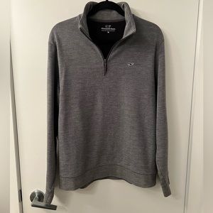 Vineyard Vines Grey Quarter Zip